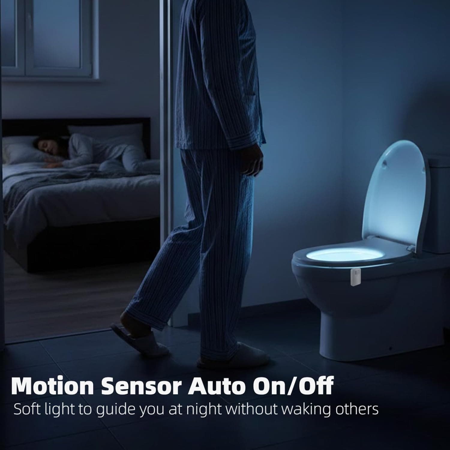Chunace Toilet Night Light (Motion-Activated)