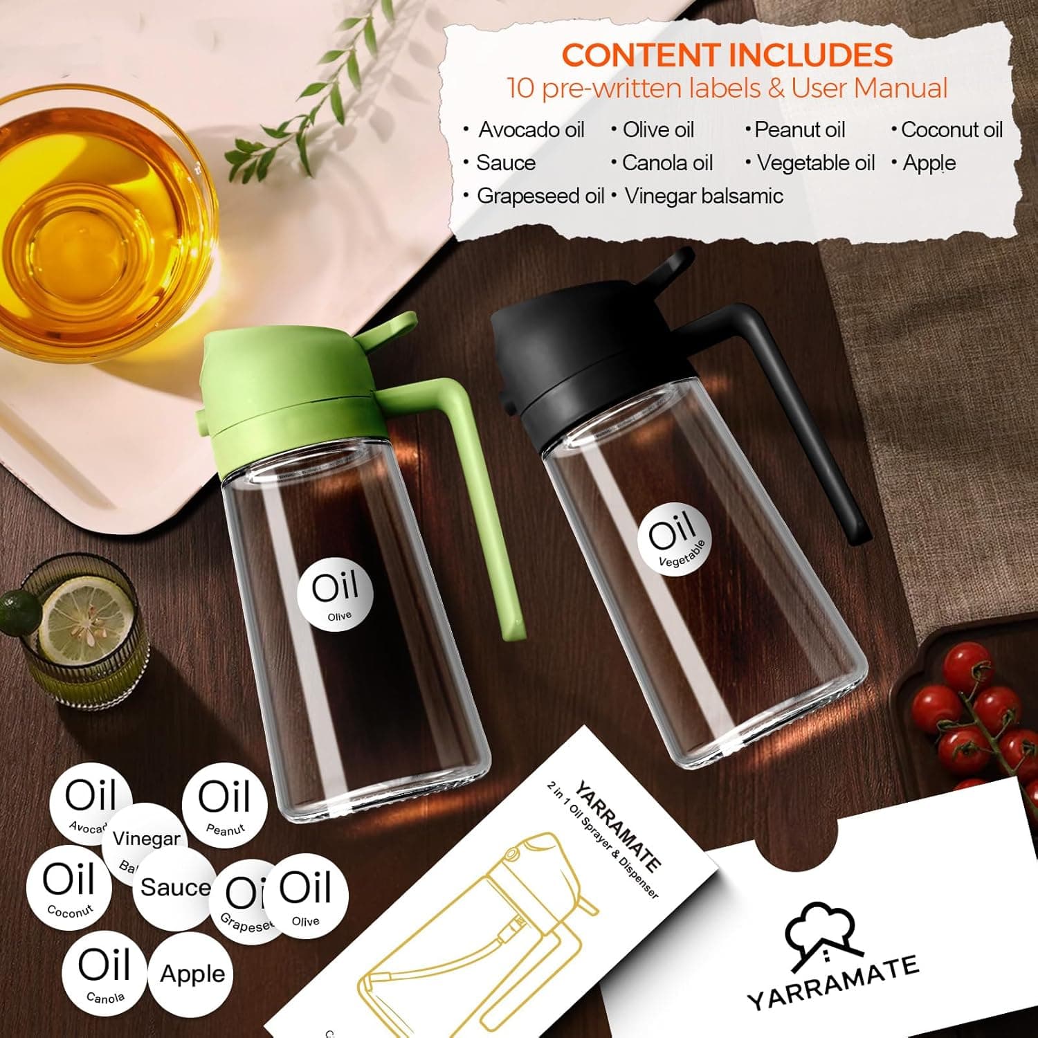 YARRAMATE Oil Dispenser Sprayer