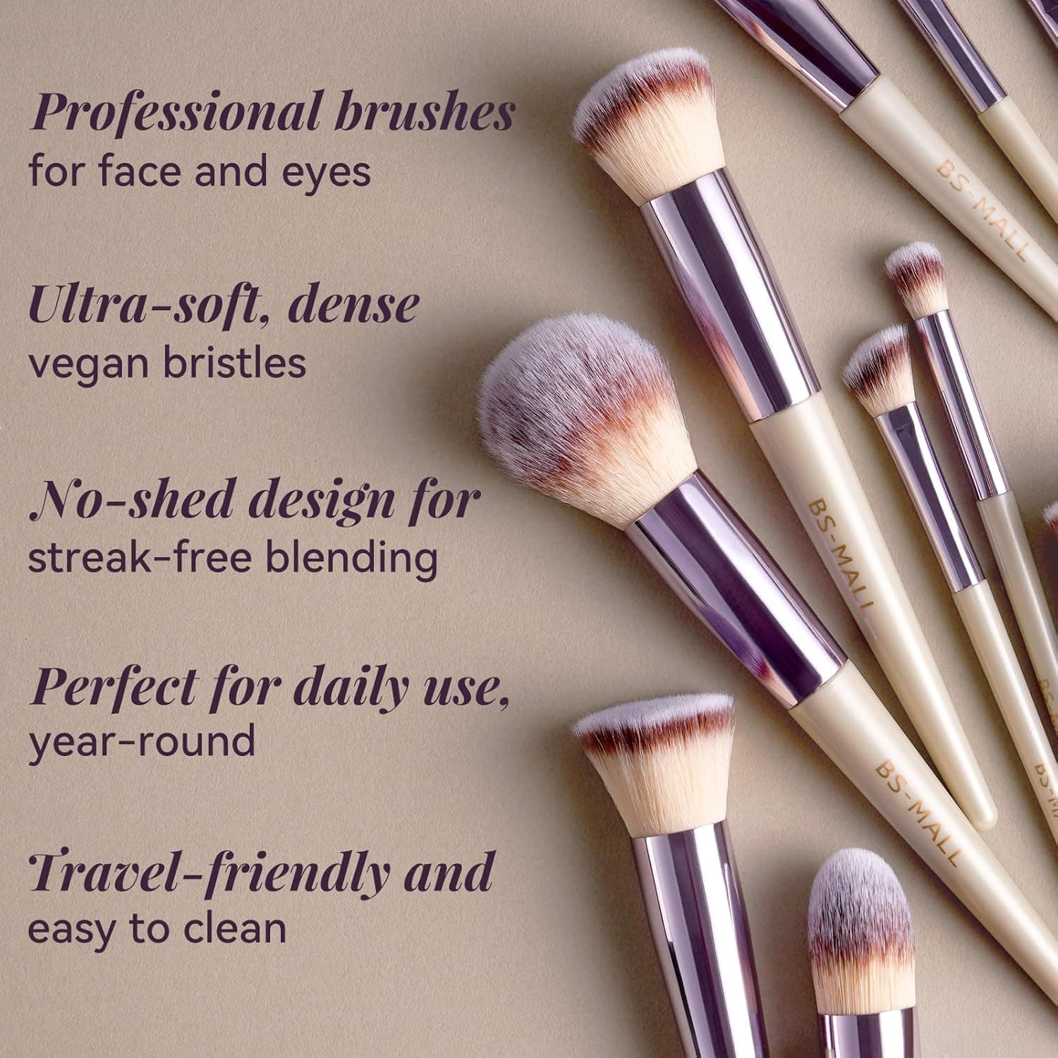 BS-MALL Makeup Brushes (Synthetic)